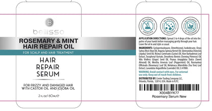 Bellissos Rosemary Mint Oil Hair Serum